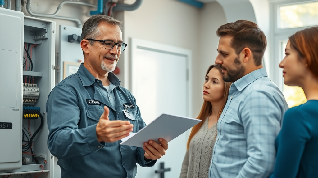 Home maintenance expert educates family about safe home systems