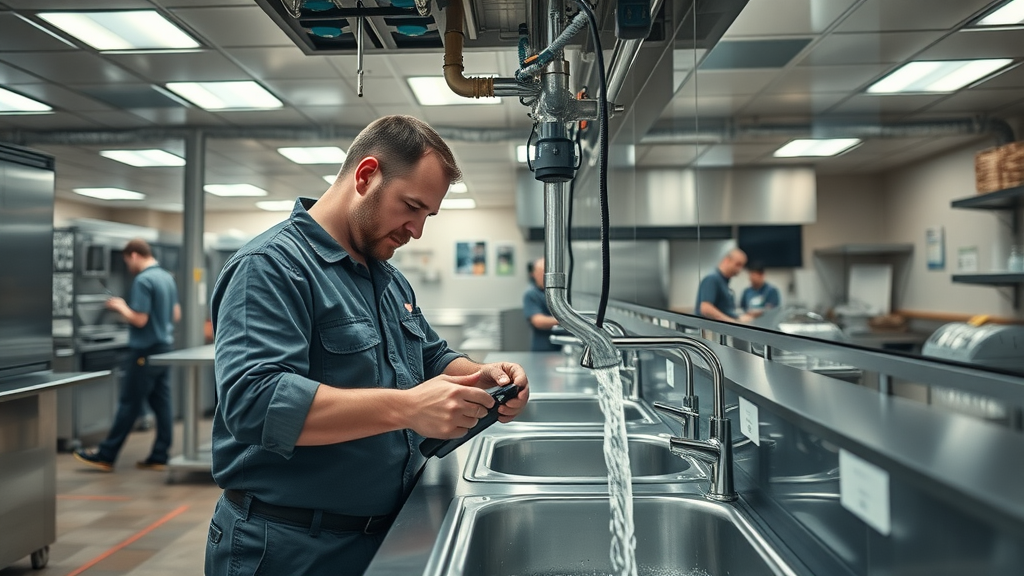 Expert commercial plumbing solutions for busy restaurant kitchens