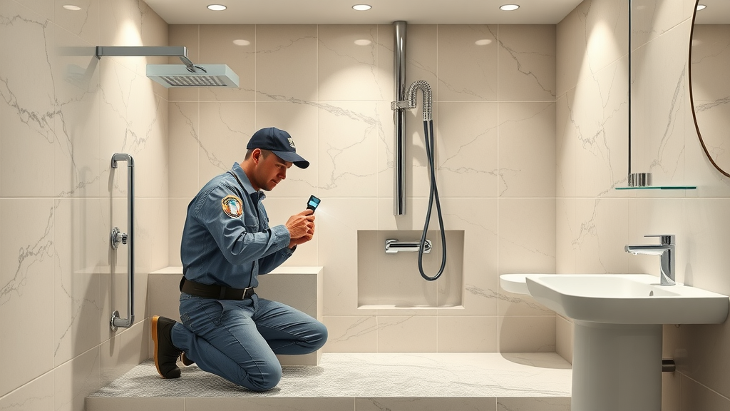 Luxury bathroom remodel reveals quality home remodeling plumbing behind walls
