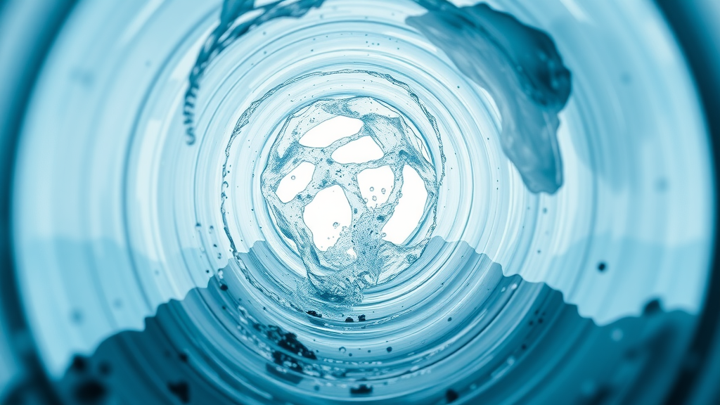 Hydro jetting benefits visualized with water blasting through clean pipes.