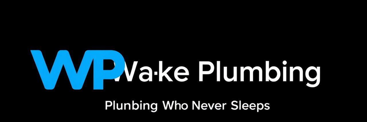Wake Plumbing blue company logo for sewer line replacement services